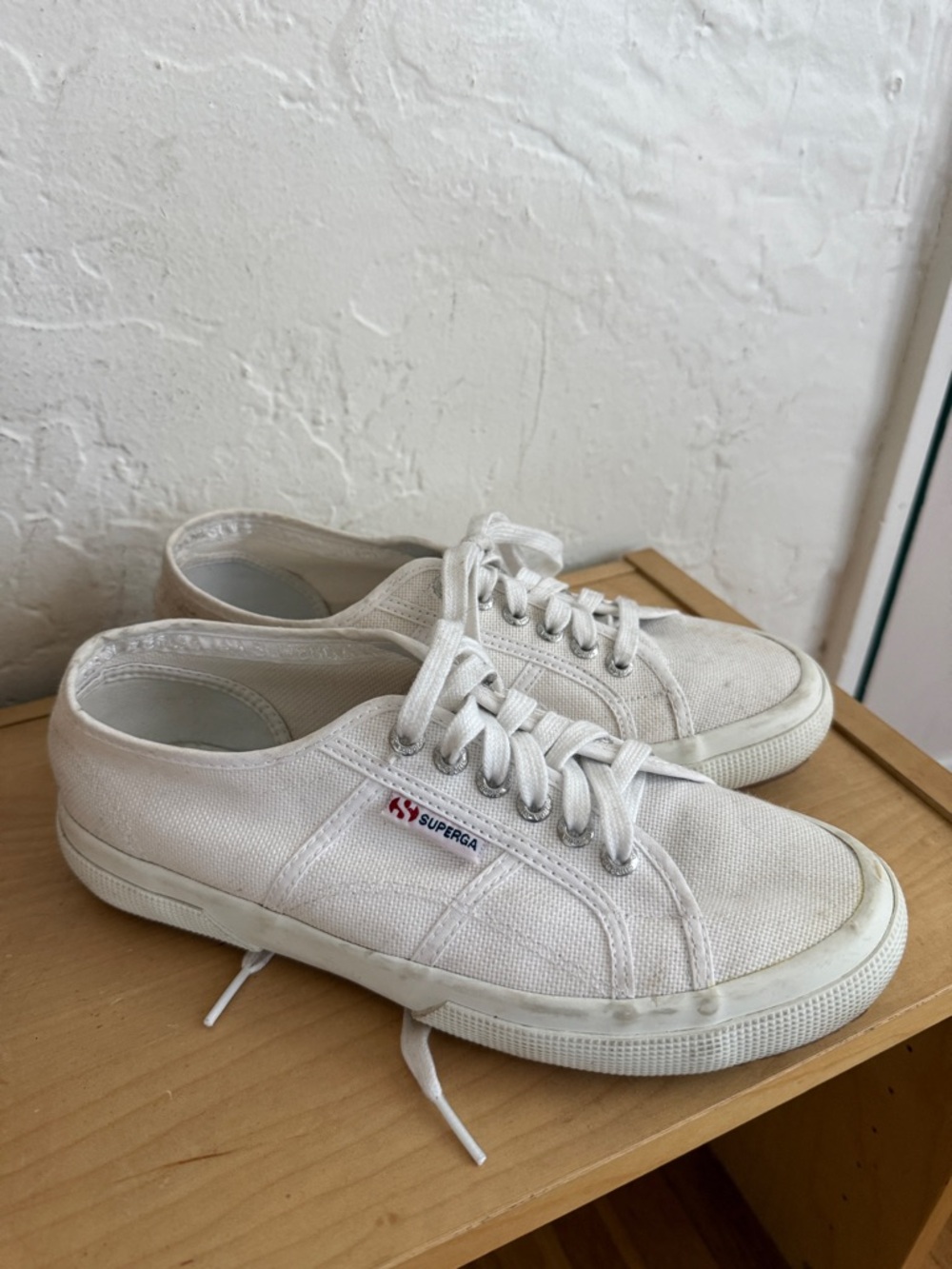 Superga white sneakers 40